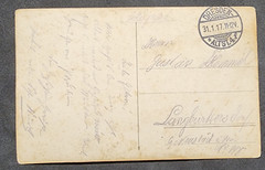 WW1 WWI Imperial German soldiers Feldpost Military war postcard Dresden 1917
