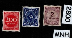 MNH stamps Pre 1930 German Republic Hyper Inflation stamps #2800