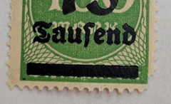 GERMANY ~ Deutrches Reich ~ 75 Saufend/400 Mark ~ Cancelled/Posted ~ c.1923 ~01