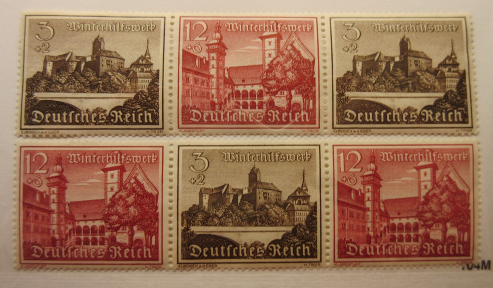 GERMANY Zusammendrucke Michel: W145, W147, MINT LIGHTLY HINGED Lot32 Cat €12