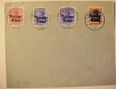 GERMANY ROMANIA #9, 11 X 2 ,12 1 # 11 CLIPPED UR UNADDRESSED