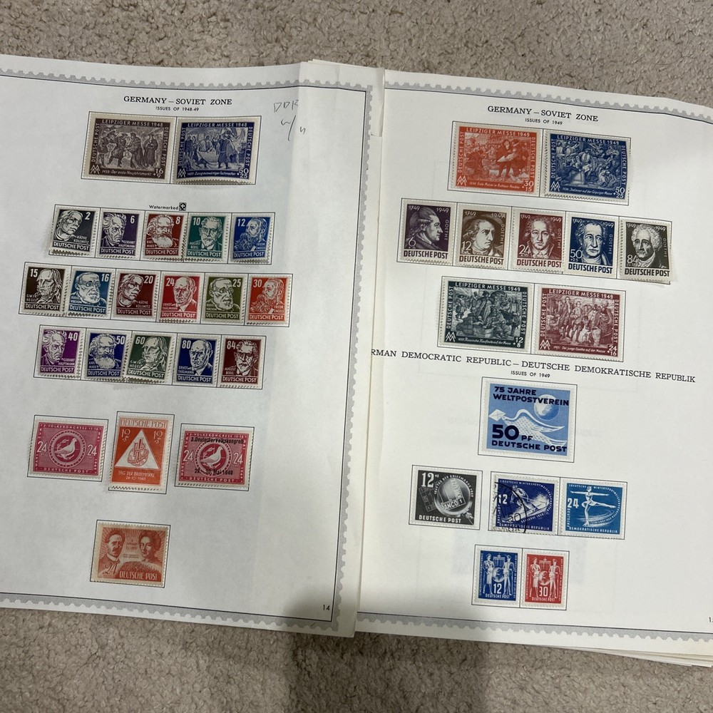 Germany DDR Stamps 1948-1972