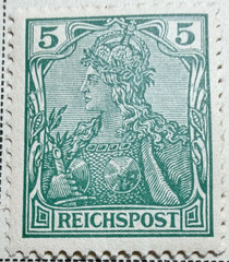 Germany Lot of 20 1889 – 1900 Stamps (SC 46-63, 46a)