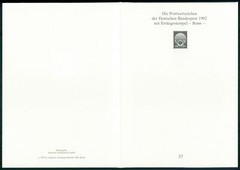 GERMANY FOLDER 1992/37 WERNER BERGENGRUEN SCHRIFTSTELLER