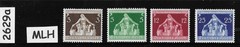 MLH Stamp set Sc 473-476 Mother and Children 1936 Third Reich Germany #2629a