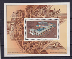 DDR MNH ** Block 64 Scott 2177 Sport and Rehab Center