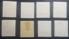 Germany Belgium Stamps 1919-20 ‚ King Albert I ‚, Ovptd. ALLEMAGNE DUITSCHLAND‘