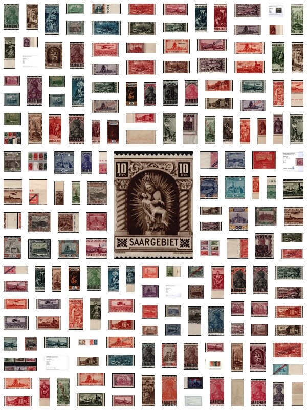Saargebiet Postfrisch Briefmarke Dienst Auswahl Michel 1-205 Never Hinged MNH