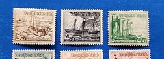 Germany Stamps, Scott B107-B115 Complete Set MNH