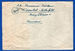 GERMANY BI-ZONE, 1948, COVERT WUPPERTAL TO MUNCHEN