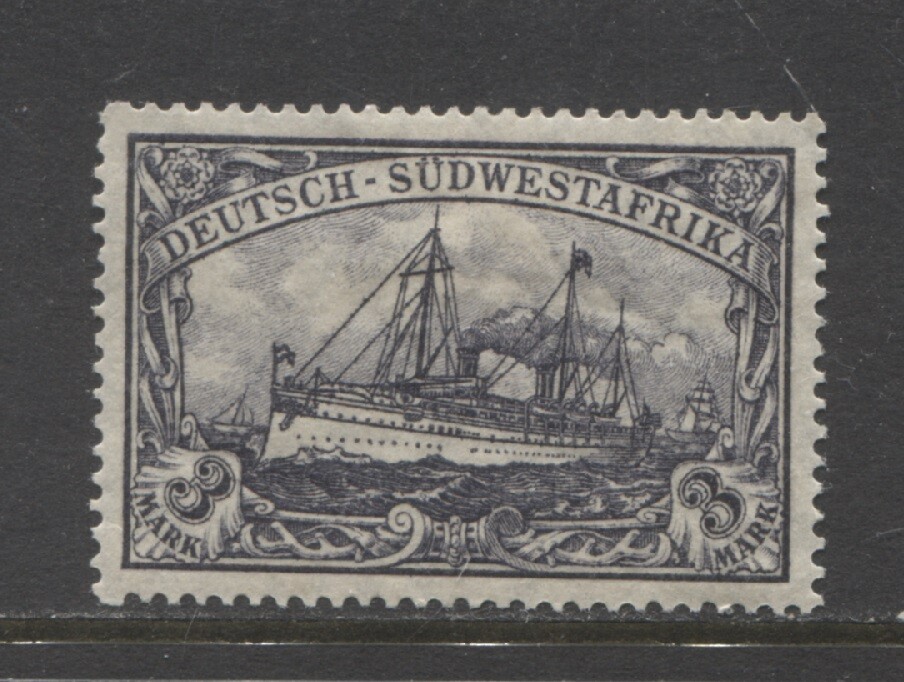 Germany colonies 1919 SOUTH WEST AFRICA 3 Mark Yacht issue mint* $ 108.00