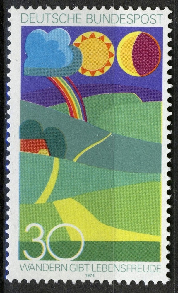BRD 1974, Hiking, MNH, Mi 808
