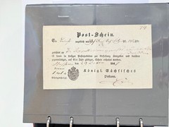 Saxony Briefe-Sammlung Vorphila – German Reich Approx. 200 Piece IN 2 Albums