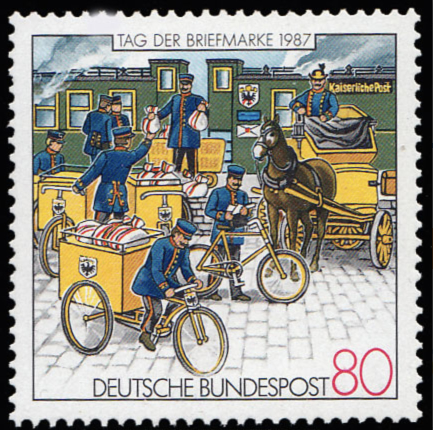 BRD FRG #Mi1337 MNH 1987 Stamp Day [1515 YT1170 SG2199]