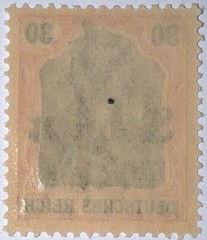 Travelstamps: Germany Offices in Belgium Stamps WWII, 30pf w/ 40c OP MOGH Wmk