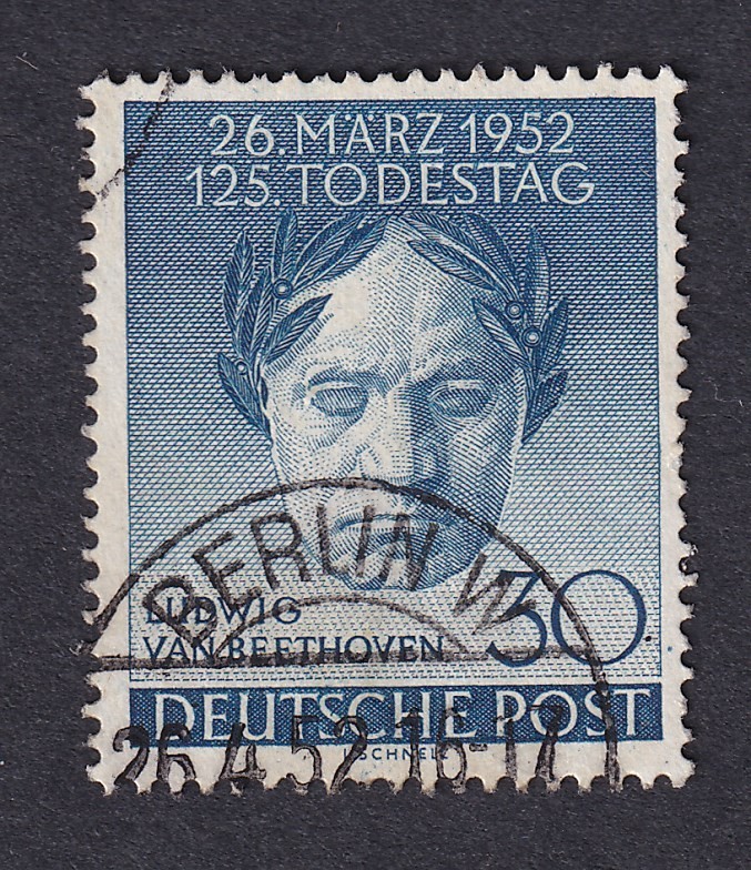 Germany 1952 BEETHOVEN 30pf FINE USED