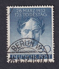 Germany 1952 BEETHOVEN 30pf FINE USED