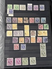 GERMANY DEUTSCHE REICH STAMP COLLECTION + STATE STAMP IN STOCKBOOK USED, MH, MNH