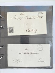 Saxony Briefe-Sammlung Vorphila – German Reich Approx. 200 Piece IN 2 Albums
