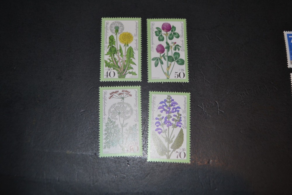 GERMANY SCOTT #B542-B545 MEADOW FLOWERS MNH SET OF 4