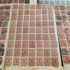 SOLID GERMANY MINT AND USED STAMP LOT WORLD WAR I INFLATION OVPTS $50B