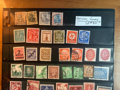 Stamps from Germany #65C 131 205 335 468 etc. Greece #168 171, etc. Lot #321