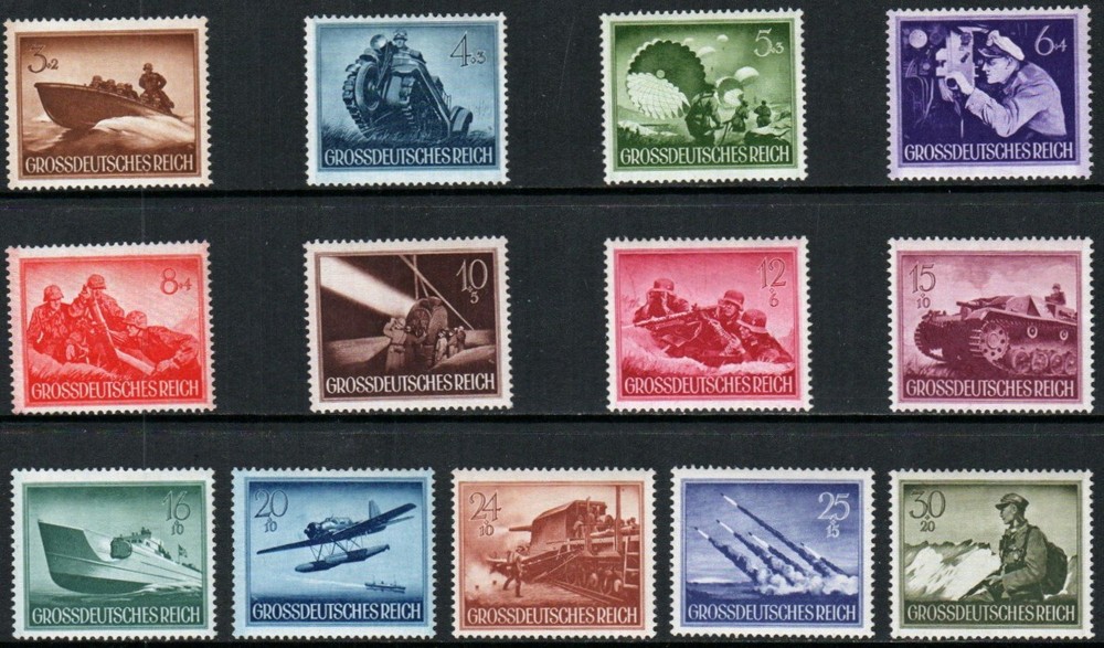 Germany Stamp B257-B269 NH – Hero Memorial Day