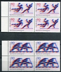 Bundle No. 1009-1010 4-Block Set Sport Postfresh Germany 1978 Sporthilfe MNH
