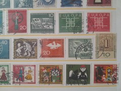 Germany. 102 different used postal stamps.