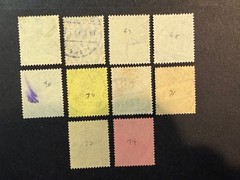 Germany # 65c – 74 Used 2024 Scott Catalogue Value $ 12.40