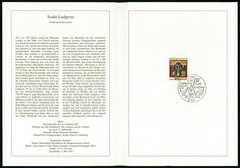 GERMANY FOLDER 1992/17 SANKT LUDGERUS GÄNSE GANS PFERDE PFERD