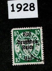 Used stamp Sc 247 Gdansk Poland Danzig 1939 Overprint Germany #1928