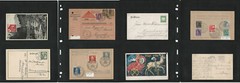 Germany Cover Lot O, World War II Era, Liepzig, Elgin, Bavaria, DKZ