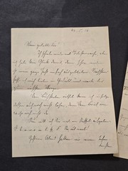1916 WW1 Imperial German Soldiers Feldpost Mail letters to Lover Sweetheart