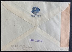 1940 Berlin Germany Commercial Cover To Annaberg Von Behring Stamps
