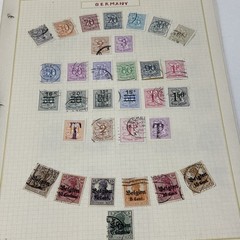 German Stamp Lot 13 Pages Of Mixed Lot