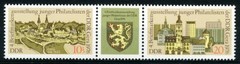DDR #MiWZd332 MNH 1976 Gera Buildings Lion Arms Castle [1748a]