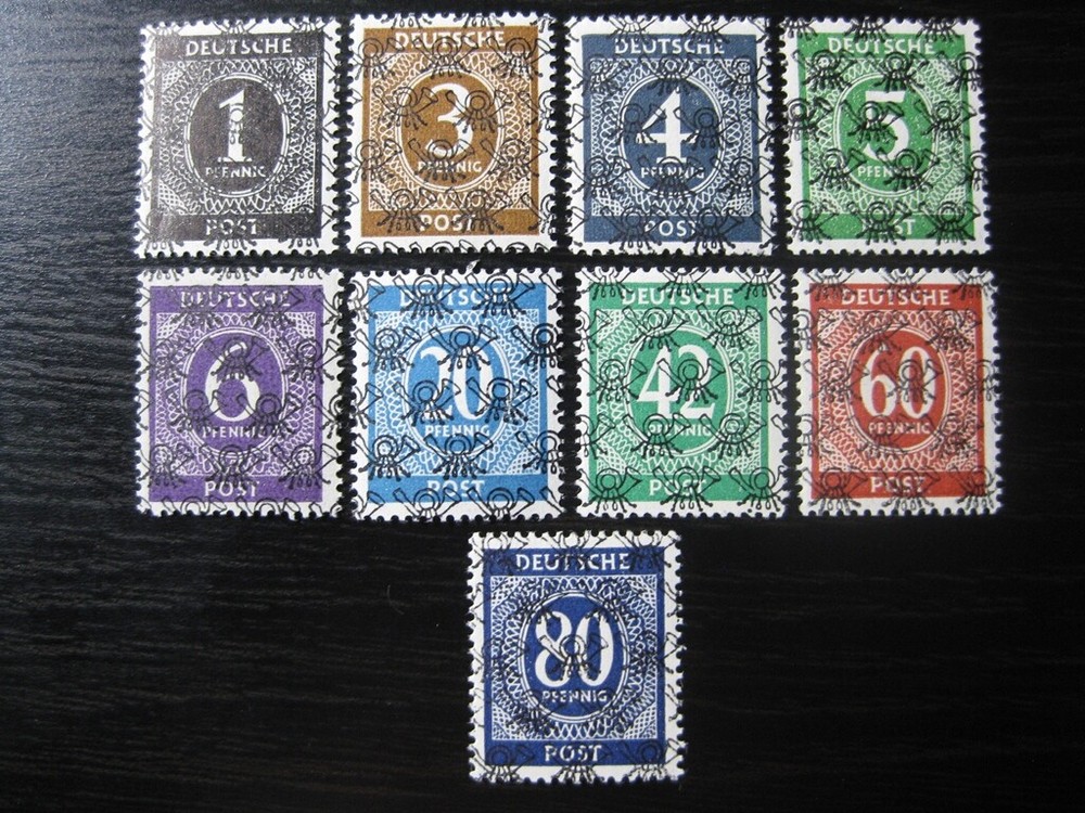 GERMANY Mi. #I/II-IX/II rare mint MNH Posthorn overprint stamp set! CV $1,450.00