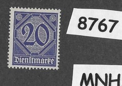 MNH stamp Sc O4 Weimar Republic 1919-1920 Official Germany Post WWI #8767