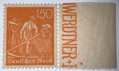 Travelstamps: 1922 Germany DR Deutsches Reich 150pf Stamp Scott #175 MNH OG