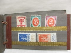Lot of 90 Germany Stamps 1914-1924 in Book Briefmarken des Deutschen Reiches