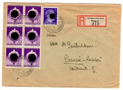 DR Dienst Dienstpost PRAG 818 etc On Demand Registered Letter (GA0099)