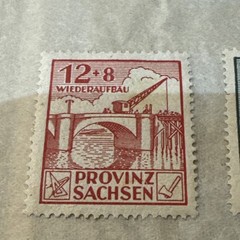 Briefmarken stamp Germany Deutschland – – Sachsen world war 2