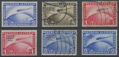 Germany Zeppelins 1928-33 Selection of 8 Mint & Fine Used