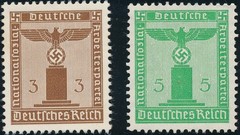 Stamp Selection Germany Official Selection WWII 3rd Reich Franchise MNG