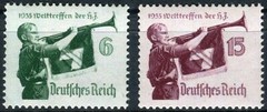 THIRD REICH 1935 mint Hitler Youth stamp set!