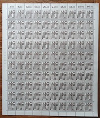 Bogen Berlin No. 614 Mint Castles and Castles BuS 40 Pfennig LUXURY Brown