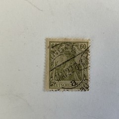 4 Germany stamps~1919-1920~Germania~#101~35pf~mint+#121~20pf+#124~40pf+#126~60pf