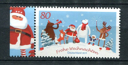 Germany – BRD : Christmas stamp from 2019 – mint NH