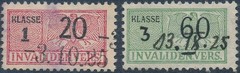Stamp Germany Reich Revenue Fiscal Medical Social Invalid 1925 Selection Used 2
